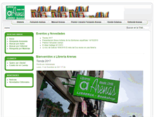 Tablet Screenshot of libreriaarenas.com